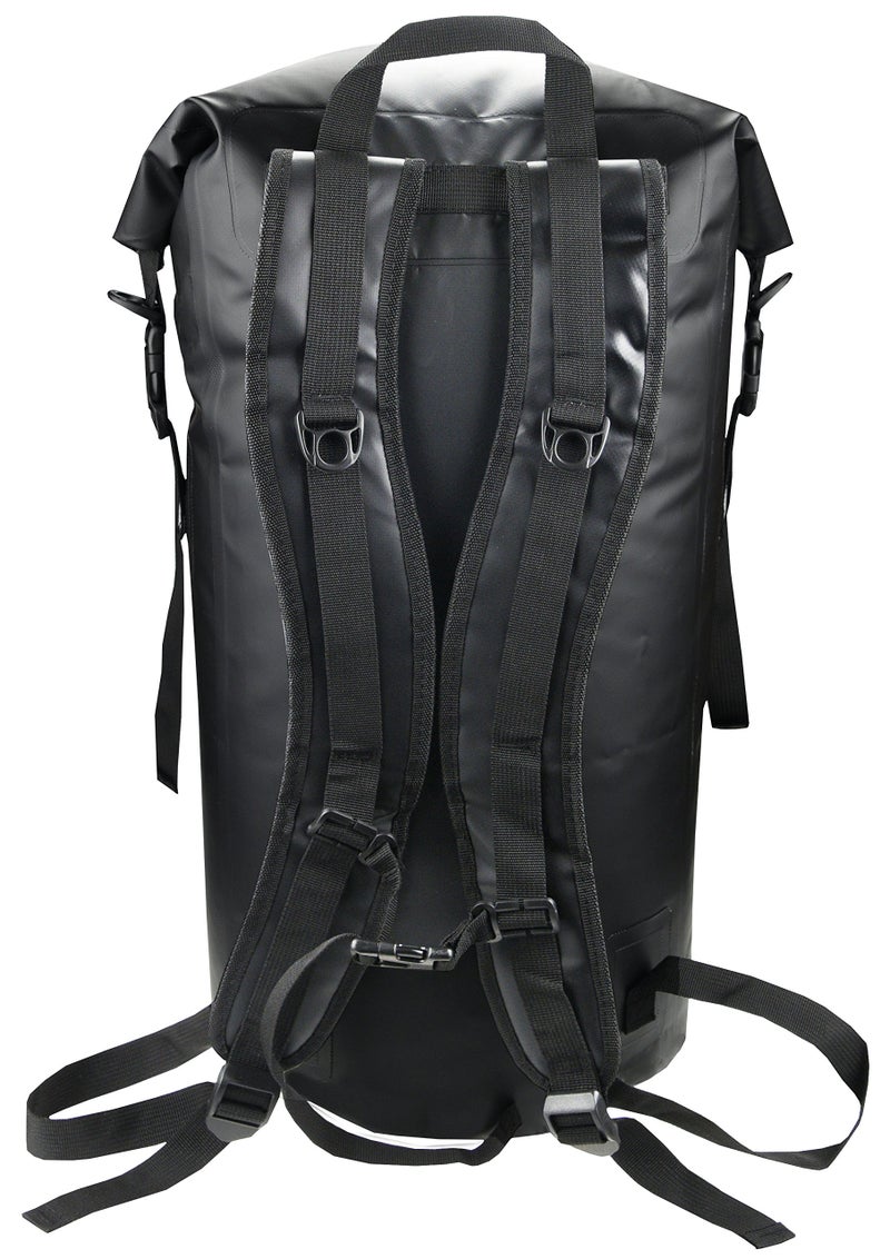 Freegrace Waterproof Dry Bags Set Of 3 - Dry Bag With 2 Zip Lock Seals, Waist Pouch & Phone Case - Can Be Submerged Into Water For Swimming, Kayak, Rafting & Boating (Window, Black, 35L) - Image 4